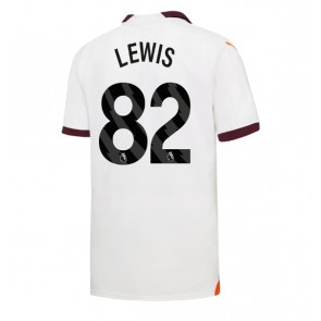 Manchester City Rico Lewis #82 Replica Away Stadium Shirt 2023-24 Short Sleeve